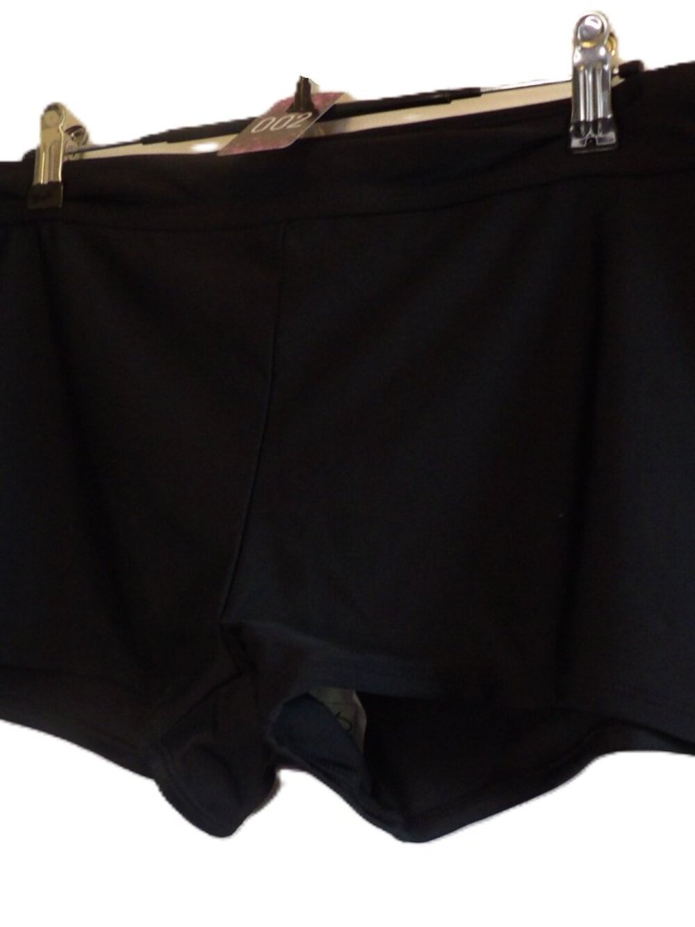 No boundaries, NWOT, Black boy short swim bottoms (Women's XL 15/17)